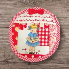 パッチワークデザインポーチ　ハンドメイド　ミニポーチ　　マーガレット＆ソフィー