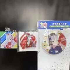 新品未開封☆ウマ娘 ファミリーマート コラボ 缶バッジ チャーム セットのサムネイル
