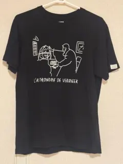 ユニクロ ルーブル美術館 フェルメール 長場雄 コラボ Tシャツ S 黒