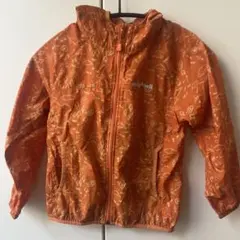 montbell アウトドア柄ジャケット オレンジ