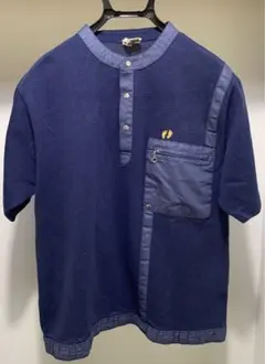 70s 80s HANG TEN ハンテン 半袖ノーカラーシャツ メッシュのサムネイル