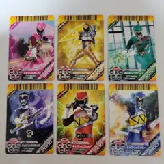 スーパー戦隊バトル ダイスオーDX 炎神戦隊ゴーオンジャー カード 5種