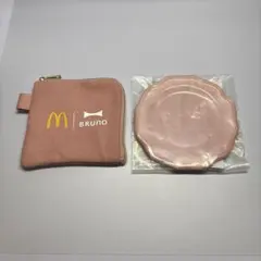 【福袋限定品】マクドナルド BRUNO コラボ ポーチ ミニプレート セット