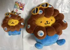 ミャクミャクなりきりぬいぐるみ(M)　推しカラー　ハンギョドンとポムポムプリン ミャクミャクなりきりぬいぐるみ(M) 推しカラー ハンギョドンと