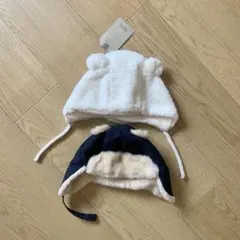 ZARAbaby babygap フェイクファー　キャップ　帽子　クマ