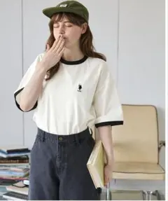 U.S. POLO ASSN. ワンポイントリンガーTシャツ