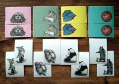 【廃盤 レア】ヒグチユウコ★ホルベイン　 ２０１８　ふせんシール　２巡 １６枚