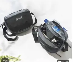 NANGA ショルダーバッグ ブラック/グレー ボディーバッグ