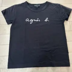 agnes b. ENFANT ロゴTシャツ ブラック Lのサムネイル
