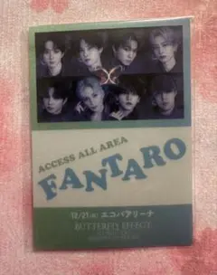 ファンタスティックス 会場限定 入場特典 パス BUTTERFLY EFFECT