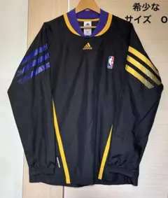 adidas NBA レイカーズ Lakers ロゴ刺繍 長袖ピステ　サイズO