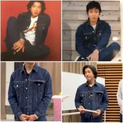 新品【セットアップ】Levi's 濃紺　デニムジャケット＆パンツ キムタク 大戦 新品【セットアップ】Levi's 濃紺 デニムジャケット＆パンツ