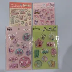ウォーターシール　ぷくっとシール　ディズニー　サンリオ