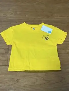【新品未使用】可愛い ハチさんデザインTシャツ 80cm