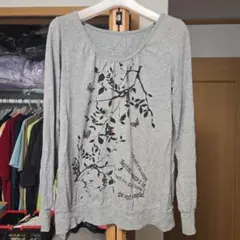 ★スカラーscolar長袖カットソーМTシャツグレーのサムネイル