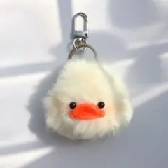 ハンドメイド ⋆꙳ モールドール ふわふわひよこ　キーホルダー