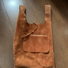 LAURA DI MAGGIO スエードハンドバッグ