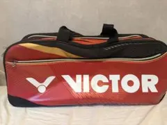 VICTOR バドミントントーナメントバッグ 赤黒