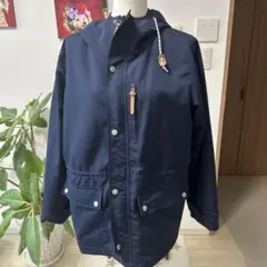 ネイビー フード付き マウンテンパーカー　M