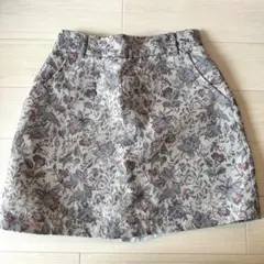 【Heather】ヘザー 花柄 台形スカート