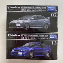 トミカ プレミアム 三菱 ランサー エボリューション ２台セット ☆新品☆のサムネイル