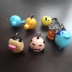 たまごっち　初代たまごっちチャーム　5体　おやじっち他　平成レトロ