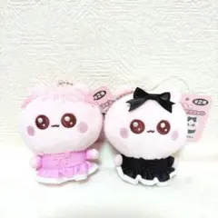 うちゃ ぬいぐるみマスコット ぴんくのうちゃ ぶらっくのうちゃ セット