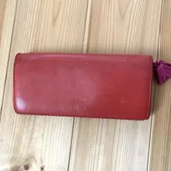 ロエベ　長財布　赤のサムネイル