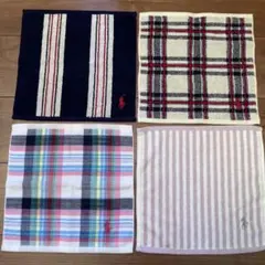 Ralph Lauren ラルフローレン タオルハンカチ 4枚セット