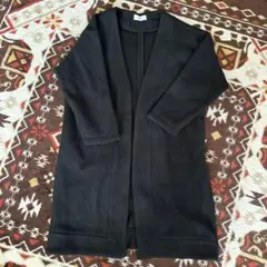 AZUL BY MOUSSY 黒 ロングコート 7分袖