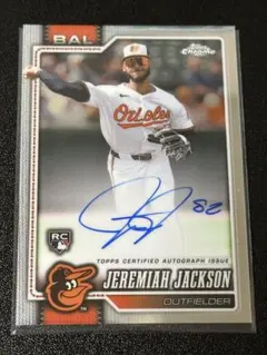 Topps Chrome Jeremiah Jackson RC 直筆サイン
