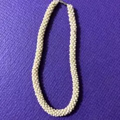 アイボリー 珊瑚ネックレス