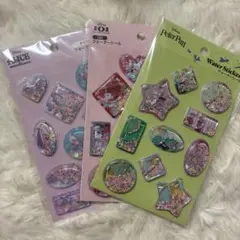 セリア ウォーターシール ディズニーキャラクター 3枚セット♡