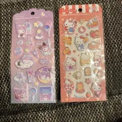 新品！正規品 サンリオ ジュエルマシュマロステッカーズ　クロミ　キティ