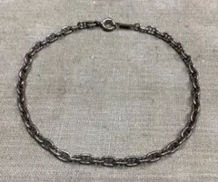 ヴィンテージ　SV925 アンカーチェーン　シルバーブレスレット