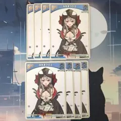 沙花叉クロヱ debut 8枚セット クインテットスペクトラム