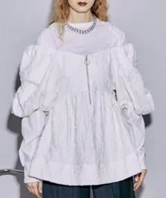 新品未使用 MAISON SPECIAL ジャガードバルーンチュニック - メルカリ