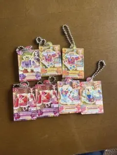 アイカツ ガチャガチャ アクリルチャーム　セット　ひなき　あかり　みやび