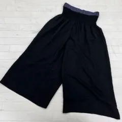 ウエストゴム ワイドパンツ