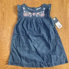 OshKosh B'gosh デニム刺繍ドレス 3T