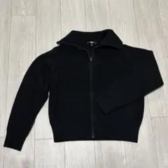 UNIQLO ブラック フルジップカーディガン M