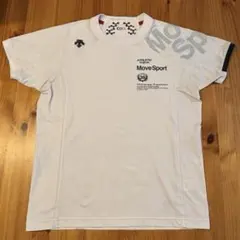 DESCENTE Tシャツ 吸汗速乾 サイズＳ　ホワイト　デサント
