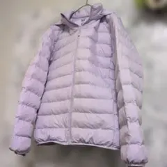 【美品】UNIQLO PUFFTECH ダウンコート 160 薄紫