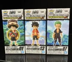 ワンピース ワーコレ STAMPEDE ルフィ　ゾロ　フィギュア