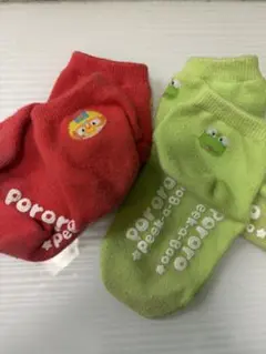 【2足セット】ベビー　靴下　ポロロ&クロン