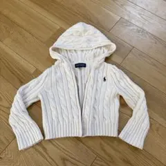 10/20値下げ！Ralph Lauren ケーブルニットカーディガン 80