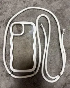 【匿名配送】スマホケース ストラップ付き