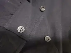40S US NAVY CPOシャツ 片ポケ イカリボタン マチ付 状態良好
