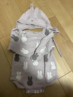 petit main ミッフィーロンパース