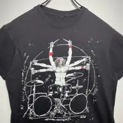 ROCK VITRUVIAN Tシャツ　サイズ実寸　ドラマー　ロック　希少　古着